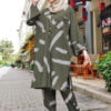 GREEN 2 ARIANA SWIFT PRINTED SET (SEAWEED)