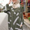 GREEN 3 ARIANA SWIFT PRINTED SET (SEAWEED)