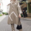 ARIANA VANTE PRINTED SET (TAUPE)