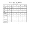 PAULINA MEASUREMENT-01 PAULINA BLOUSE (NICKORY)