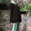 coco 1 TIARA BLOUSE (DARK GREEN)