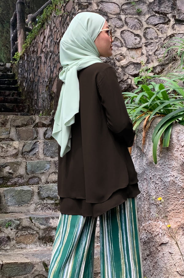 coco 2 TIARA BLOUSE (DARK GREEN)