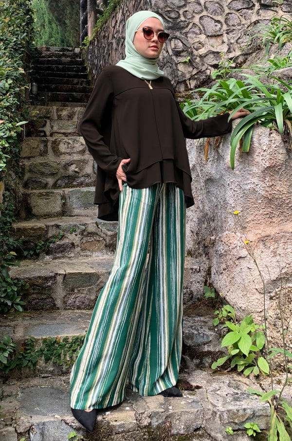 coco 3 TIARA BLOUSE (DARK GREEN)