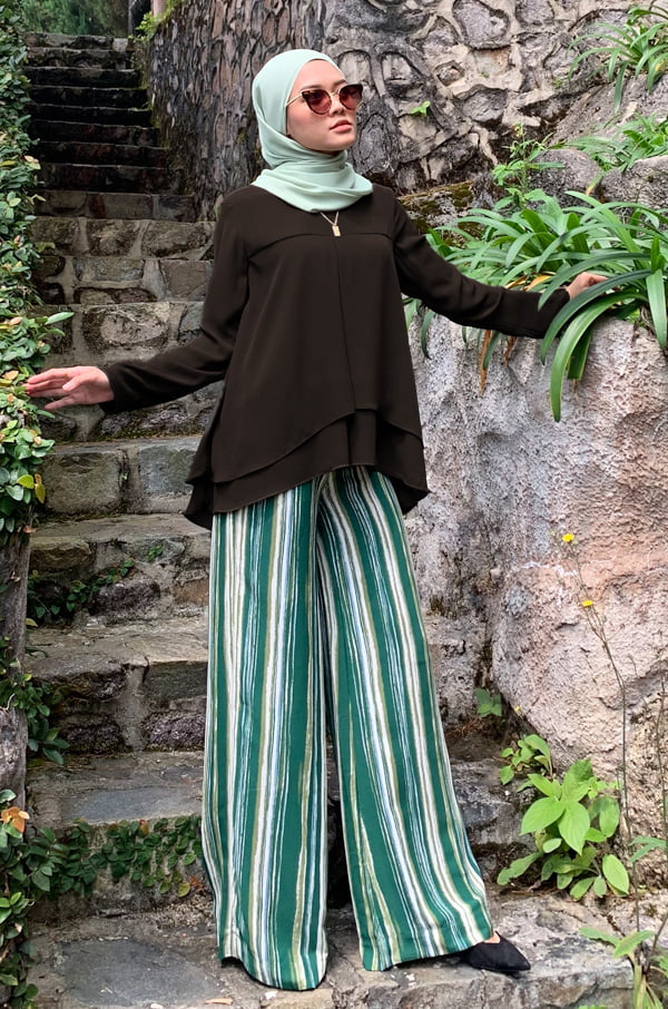 coco 4 TIARA BLOUSE (DARK GREEN)