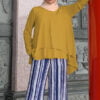mustard 3 TIARA BLOUSE (MUSTARD)