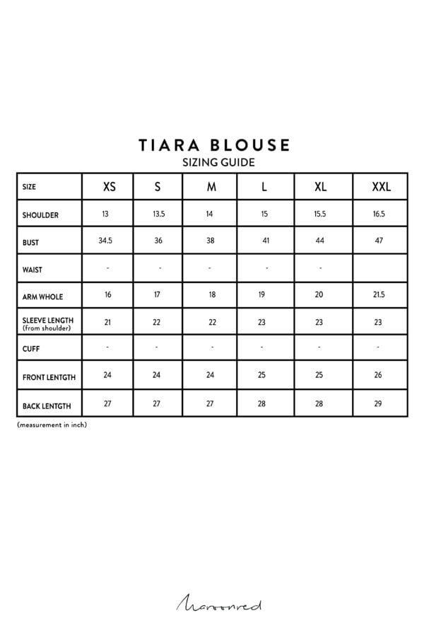 TIARA BLOUSE (BROWN)
