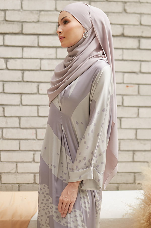 RAISSA LONG KAFTAN (COOL GREY)
