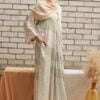 4 RAISSA LONG KAFTAN (FROSTED MINT)