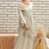 5 RAISSA LONG KAFTAN (FROSTED MINT)