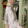 HANEEN PRINTED SHAWL (GREEN TEA)
