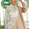 HANEEN PRINTED SHAWL (GREEN TEA)