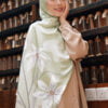 HANEEN PRINTED SHAWL (GREEN TEA)