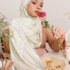 NAGEENA PRINTED SHAWL (OLIVE BLUE)