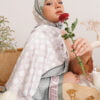 NAGEENA PRINTED SHAWL (PALE MAUVE)
