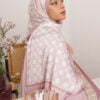 NAGEENA PRINTED SHAWL (PARFAIT PINK)