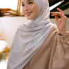 HANEEN PRINTED SHAWL (REPOSE GREY)