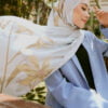 SPA BLUE 2 HANEEN PRINTED SHAWL (SPA BLUE)