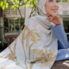 SPA BLUE 4 HANEEN PRINTED SHAWL (SPA BLUE)