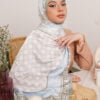 NAGEENA PRINTED SHAWL (WARM GREY)