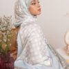 NAGEENA PRINTED SHAWL (WARM GREY)