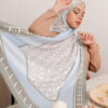 NAGEENA PRINTED SHAWL (WARM GREY)