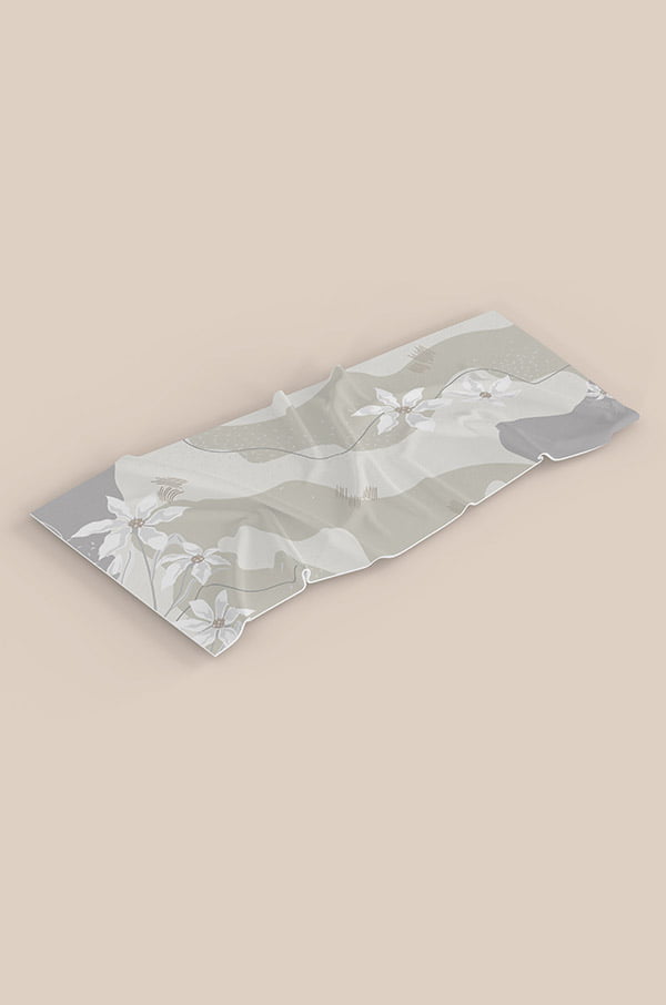 HANEEN PRINTED SHAWL (GREEN TEA)
