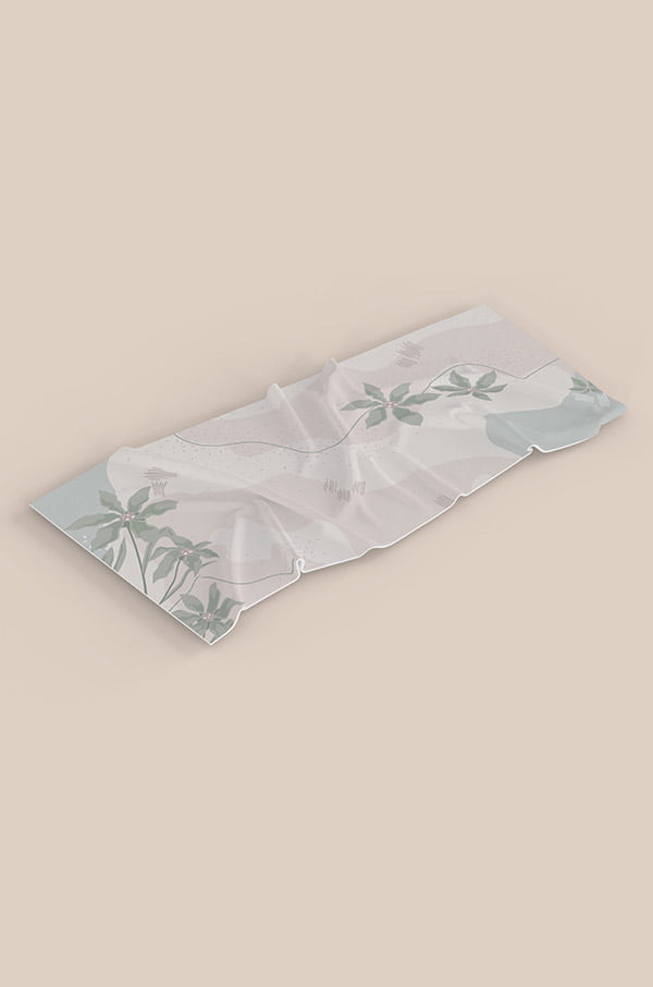 HANEEN PRINTED SHAWL (PINK CHAMPAGNE)