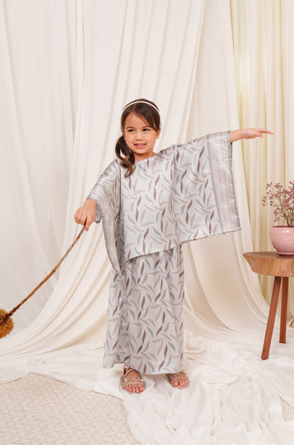 BAYUNA PAREO SET KIDS (GREYISH)