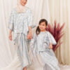 1351 BAYUNA PAREO SET MOM (BABY BLUE)
