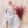 1489 BAYUNA PAREO SET MOM (BABY BLUE)