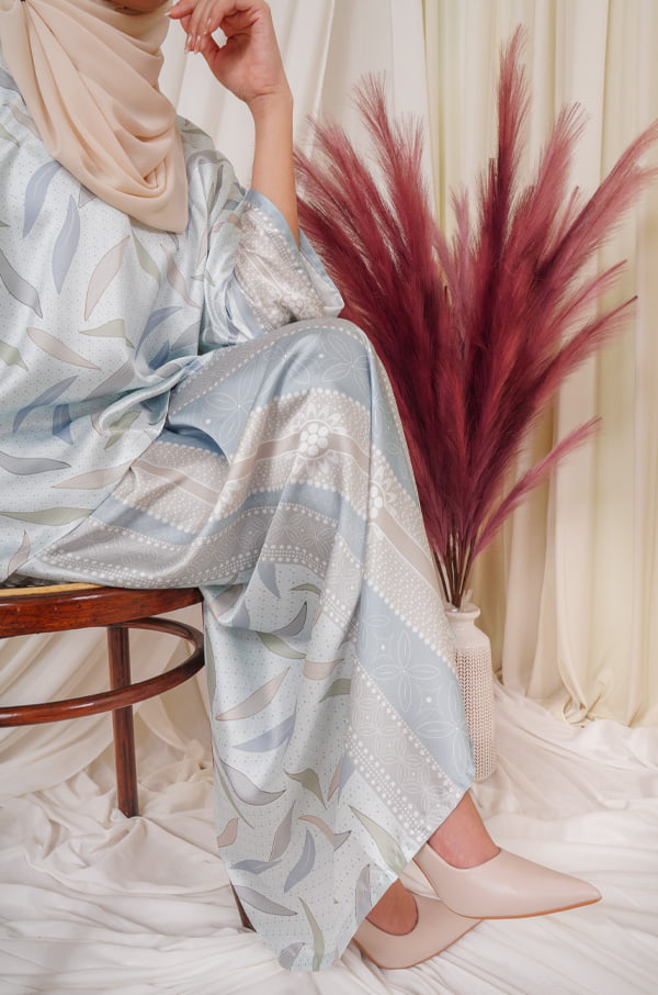 1498 BAYUNA PAREO SET MOM (BABY BLUE)