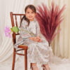 BAYUNA PAREO SET KIDS (PEACH CORAL)