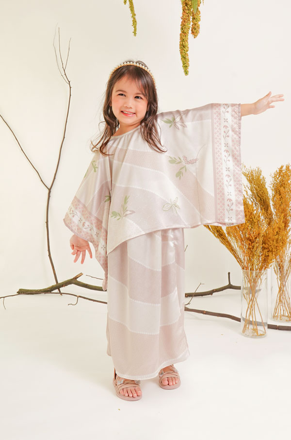 MANEES PAREO SET KIDS (NUDE PINK)