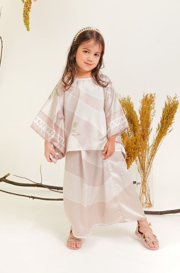 MANEES PAREO SET KIDS (NUDE PINK)