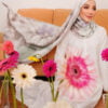 GEISHA PRINTED SHAWL (LIGHT PURPLE)