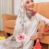 GEISHA PRINTED SHAWL (TUMBLEWEED)