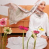 GEISHA PRINTED SHAWL (TUMBLEWEED)