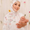 AILEE PRINTED SHAWL (CREAM PINK)