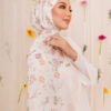 AILEE PRINTED SHAWL (CREAM PINK)