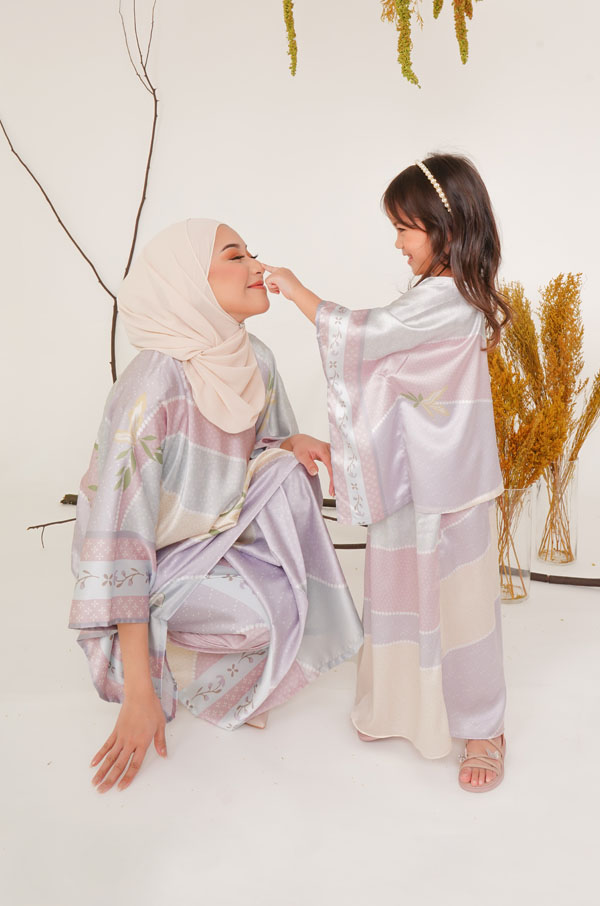 MANEES PAREO SET KIDS (PINK LILAC)