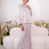 4374 ROSEANNE FLORAL KURUNG (LAVENDER)