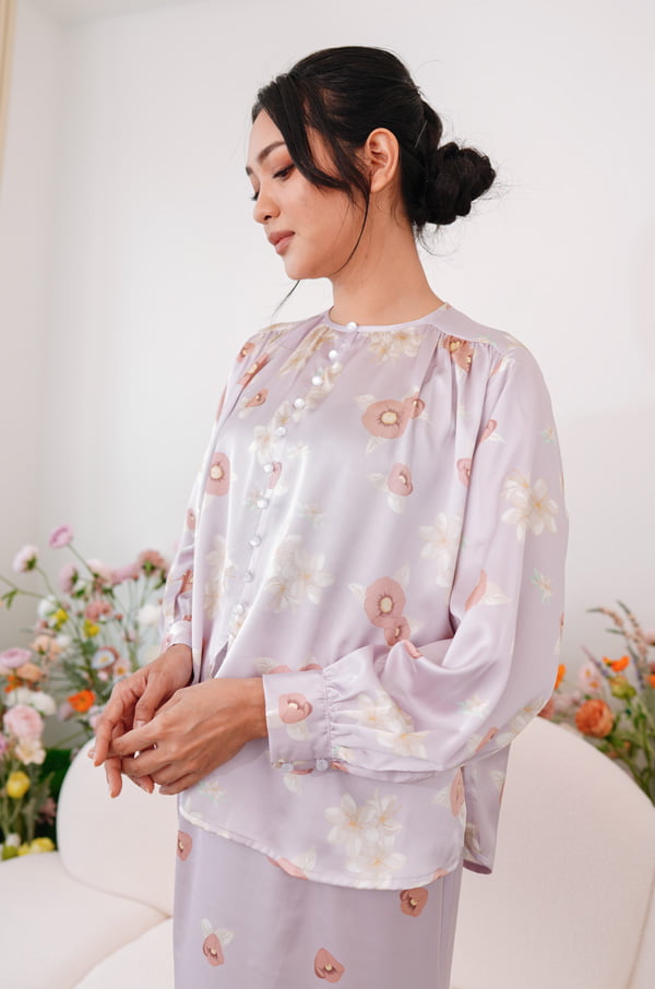 4404 ROSEANNE FLORAL KURUNG (LAVENDER)