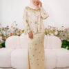 4416 ROSEANNE FLORAL KURUNG (LAGUNA YELLOW)