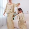 4512 ROSEANNE FLORAL KURUNG (LAGUNA YELLOW)