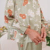 4804 ROSEANNE FLORAL KURUNG (OLIVE GREEN)