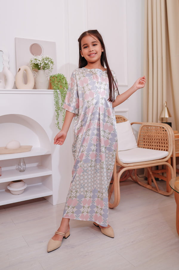 LITTLE MAYA KAFTAN (PINK PURPLE)
