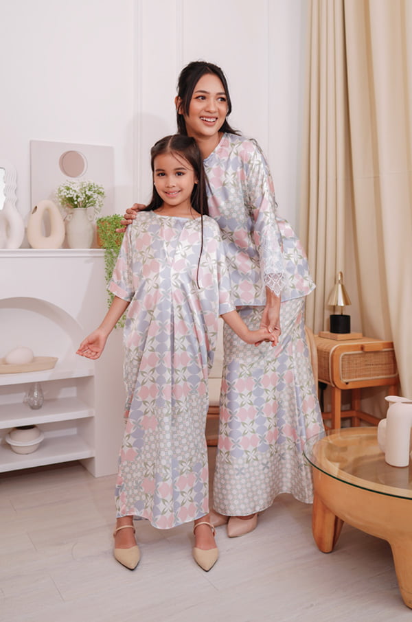 5371 LITTLE MAYA KAFTAN (PINK PURPLE)