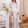 MAYA PRINTED KURUNG (PINK PURPLE)
