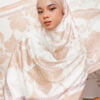 AINUN PRINTED SHAWL (BLEACHED APRICOT)