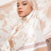 AINUN PRINTED SHAWL (BLEACHED APRICOT)